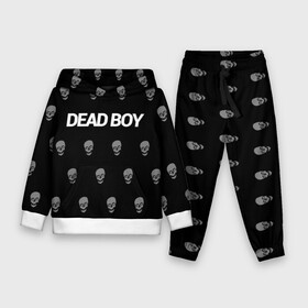 Детский костюм 3D (с толстовкой) с принтом Bones Deadboy в Рязани,  |  | bones | boy | dead | deadboy | elmo | hdmi | hip | hop | kennedy | metal | rap | rapper | scream | sesh | seshollowaterboyz | skull | team | кеннеди | кости | костя | метал | рэп | рэпер | сеш | скрим | сэш | хип | хоп | череп | элмо