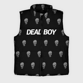 Мужской жилет утепленный 3D с принтом Bones Deadboy в Рязани,  |  | bones | boy | dead | deadboy | elmo | hdmi | hip | hop | kennedy | metal | rap | rapper | scream | sesh | seshollowaterboyz | skull | team | кеннеди | кости | костя | метал | рэп | рэпер | сеш | скрим | сэш | хип | хоп | череп | элмо