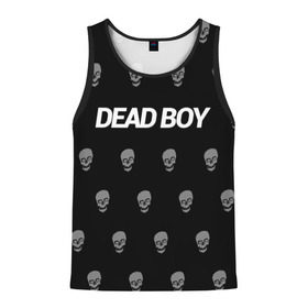 Мужская майка 3D с принтом Bones Deadboy в Рязани, 100% полиэстер | круглая горловина, приталенный силуэт, длина до линии бедра. Пройма и горловина окантованы тонкой бейкой | bones | boy | dead | deadboy | elmo | hdmi | hip | hop | kennedy | metal | rap | rapper | scream | sesh | seshollowaterboyz | skull | team | кеннеди | кости | костя | метал | рэп | рэпер | сеш | скрим | сэш | хип | хоп | череп | элмо