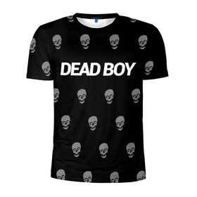 Мужская футболка 3D спортивная с принтом Bones Deadboy в Рязани, 100% полиэстер с улучшенными характеристиками | приталенный силуэт, круглая горловина, широкие плечи, сужается к линии бедра | Тематика изображения на принте: bones | boy | dead | deadboy | elmo | hdmi | hip | hop | kennedy | metal | rap | rapper | scream | sesh | seshollowaterboyz | skull | team | кеннеди | кости | костя | метал | рэп | рэпер | сеш | скрим | сэш | хип | хоп | череп | элмо