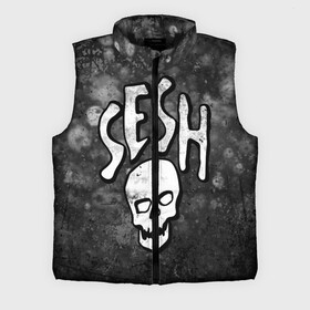 Мужской жилет утепленный 3D с принтом SESH Team (Bones) в Рязани,  |  | bones | boy | dead | deadboy | elmo | hdmi | hip | hop | kennedy | metal | rap | rapper | scream | sesh | seshollowaterboyz | skull | team | кеннеди | кости | костя | метал | рэп | рэпер | сеш | скрим | сэш | хип | хоп | череп | элмо