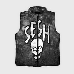 Женский жилет утепленный 3D с принтом SESH Team (Bones) в Рязани,  |  | bones | boy | dead | deadboy | elmo | hdmi | hip | hop | kennedy | metal | rap | rapper | scream | sesh | seshollowaterboyz | skull | team | кеннеди | кости | костя | метал | рэп | рэпер | сеш | скрим | сэш | хип | хоп | череп | элмо