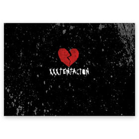 Поздравительная открытка с принтом XXXTentacion Red Broken Heart в Рязани, 100% бумага | плотность бумаги 280 г/м2, матовая, на обратной стороне линовка и место для марки
 | Тематика изображения на принте: broken | dead | heart | king | legend | music | rap | rapper | red | revenge | rip | xtentation | xxtennation | xxx | xxxtentacion | красное | мертв | музыка | память | разбитое | репер | рип | рэп | сердце | тентасьон | умер