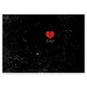 Поздравительная открытка с принтом Lil Peep Broken Heart в Рязани, 100% бумага | плотность бумаги 280 г/м2, матовая, на обратной стороне линовка и место для марки
 | Тематика изображения на принте: broken | dead | heart | lil | lil peep | lilpeep | music | peep | pump | rap | rapper | red | rip | густав | красное | лил | лил пип | лилпип | мертв | память | пип | разбитое | рип | рэп | рэпер | сердечко | сердце | умер | эмо