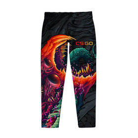 Детские леггинсы 3D с принтом CS:GO - Hyper Beast Original в Рязани, полиэстер 85%, спандекс 15% | эластичный пояс, зауженный крой | asiimov | beast | counter | counter strike | counterstrike | cs go | cs:go | csgo | global | hyper | hyperbeast | offensive | skin | strike | азимов | гоу | контер | контр | контра | контрстрайк | скин | страйк | сы пщ