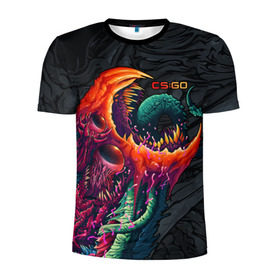 Мужская футболка 3D спортивная с принтом CS:GO - Hyper Beast Original в Рязани, 100% полиэстер с улучшенными характеристиками | приталенный силуэт, круглая горловина, широкие плечи, сужается к линии бедра | Тематика изображения на принте: asiimov | beast | counter | counter strike | counterstrike | cs go | cs:go | csgo | global | hyper | hyperbeast | offensive | skin | strike | азимов | гоу | контер | контр | контра | контрстрайк | скин | страйк | сы пщ