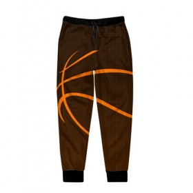 Мужские брюки 3D с принтом Баскетболист в Рязани, 100% полиэстер | манжеты по низу, эластичный пояс регулируется шнурком, по бокам два кармана без застежек, внутренняя часть кармана из мелкой сетки | баскетбол | баскетболист | мяч баскетбольный