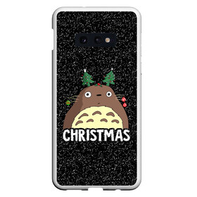 Чехол для Samsung S10E с принтом Totoro Christmas в Рязани, Силикон | Область печати: задняя сторона чехла, без боковых панелей | anime | christmas | moon | myneighbortotoro | night | totoro | xmas | аниме | канта | кодомо | котобус | кусакабэ | мэй | рождество | сусуватари | тацуо | тоторо | хаяомиядзаки | ясуко