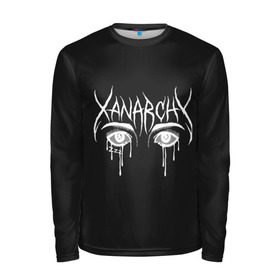 Мужской лонгслив 3D с принтом Lil Xan - Xanarchy в Рязани, 100% полиэстер | длинные рукава, круглый вырез горловины, полуприлегающий силуэт | lil | lil xan | xan | xanarchy | лил | лил ксан | репер лил ксан