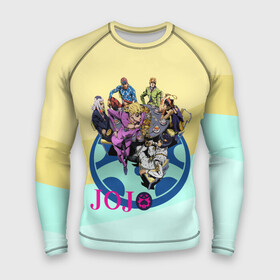 Мужской рашгард 3D с принтом JOJO в Рязани,  |  | adventure | anime | bizzare | jo jo | jojo | logo | manga | аниме | араки | ахегао | джо | джо джо | джоджо | жижа | жожа | жожо | йойо | лого | манга | мульт | мультфильм | отаку | сериал | символ | хирохико | юри | яой