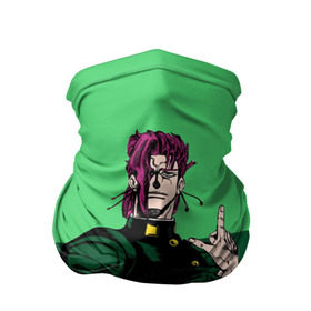 Бандана-труба 3D с принтом Jojo Kakyoin в Рязани, 100% полиэстер, ткань с особыми свойствами — Activecool | плотность 150‒180 г/м2; хорошо тянется, но сохраняет форму | adventure | anime | bizzare | jo jo | jojo | logo | manga | аниме | араки | ахегао | джо | джо джо | джоджо | жижа | жожа | жожо | йойо | лого | манга | мульт | мультфильм | отаку | сериал | символ | хирохико | юри | яой