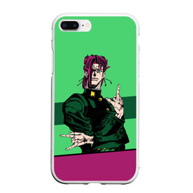 Чехол для iPhone 7Plus/8 Plus матовый с принтом Jojo Kakyoin в Рязани, Силикон | Область печати: задняя сторона чехла, без боковых панелей | Тематика изображения на принте: adventure | anime | bizzare | jo jo | jojo | logo | manga | аниме | араки | ахегао | джо | джо джо | джоджо | жижа | жожа | жожо | йойо | лого | манга | мульт | мультфильм | отаку | сериал | символ | хирохико | юри | яой