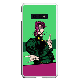 Чехол для Samsung S10E с принтом Jojo Kakyoin в Рязани, Силикон | Область печати: задняя сторона чехла, без боковых панелей | adventure | anime | bizzare | jo jo | jojo | logo | manga | аниме | араки | ахегао | джо | джо джо | джоджо | жижа | жожа | жожо | йойо | лого | манга | мульт | мультфильм | отаку | сериал | символ | хирохико | юри | яой