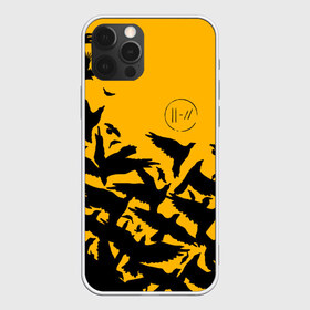 Чехол для iPhone 12 Pro Max с принтом TWENTY ONE PILOTS в Рязани, Силикон |  | 21 pilots | 21p | crow | logo | music | rock | top | trench | twenty one pilots | вороны | группа | лого | музыка | рок