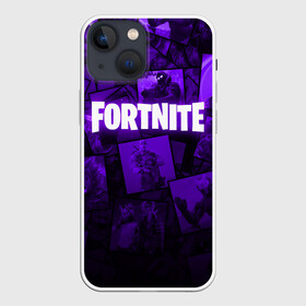 Чехол для iPhone 13 mini с принтом FORTNITE в Рязани,  |  | 2019 | armor | armour | cybersport | esport | fortnite | game | llama | logo | броня | игра | киберспорт | лама | симулятор строительства | строительство | фиолетовый | фирменные цвета | фортнайт