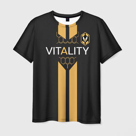 Мужская футболка 3D с принтом FUT FIFA Vitality team 2019 в Рязани, 100% полиэфир | прямой крой, круглый вырез горловины, длина до линии бедер | champions league | fifa | game. easports | team | ultimate | лига | фифа | чемпионов