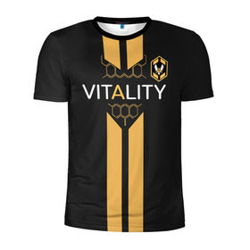 Мужская футболка 3D спортивная с принтом FUT FIFA Vitality team 2019 в Рязани, 100% полиэстер с улучшенными характеристиками | приталенный силуэт, круглая горловина, широкие плечи, сужается к линии бедра | Тематика изображения на принте: champions league | fifa | game. easports | team | ultimate | лига | фифа | чемпионов