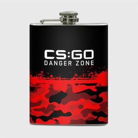 Фляга с принтом CS:GO - Danger Zone в Рязани, металлический корпус | емкость 0,22 л, размер 125 х 94 мм. Виниловая наклейка запечатывается полностью | asiimov | beast | counter | counter strike | counterstrike | cs go | cs:go | csgo | danger | global | hyper | offensive | strike | zone | азимов | гоу | контер | контр | контра | контрстрайк | страйк | сы пщ