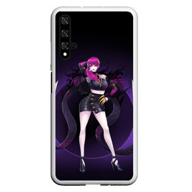 Чехол для Honor 20 с принтом Evelynn в Рязани, Силикон | Область печати: задняя сторона чехла, без боковых панелей | agony | evelynn | game | hug | legends | legue | legueoflegends | lol | агонии | игра | легенд | лига | лигалегенд | лол | объятия | эвелинн