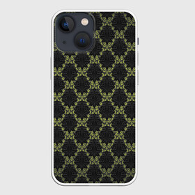 Чехол для iPhone 13 mini с принтом Victorian   36577512ik в Рязани,  |  | 36577512ik | black | gothic | gray | green | lace | pattern | style | texture | victorian | wallpaper | викторианский | готика | зеленый | кружево | обои | серый | стиль | текстура | черный