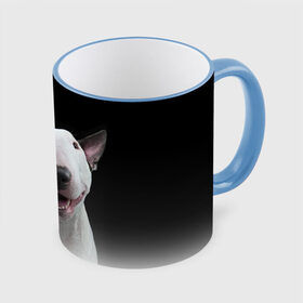 Кружка 3D с принтом Oh snap! в Рязани, керамика | ёмкость 330 мл | bull terrier | dog |   | бультерьер | собака