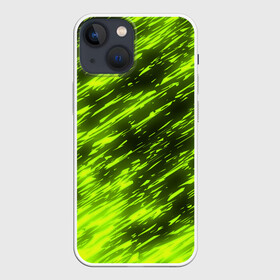 Чехол для iPhone 13 mini с принтом ЗЕЛЕНЫЙ ОГОНЬ в Рязани,  |  | bright | fire | green | heat | light | wildfire | зеленый | искры | огненный | огонь | пламя | пожар