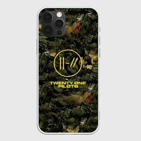 Чехол для iPhone 12 Pro с принтом Twenty One Pilots в Рязани, силикон | область печати: задняя сторона чехла, без боковых панелей | dun | joseph | josh | joshua | one | pilots | top | trench | twenty | tyler | usa | william | дан | джозеф | джош | джошуа | пилоты | сша | тайлер | уильям