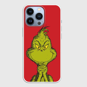 Чехол для iPhone 13 Pro с принтом Grinch в Рязани,  |  | Тематика изображения на принте: grinch | гринч | новый год | рождество