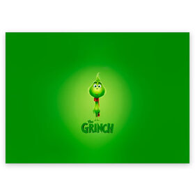 Поздравительная открытка с принтом Dr. Seuss The Grinch в Рязани, 100% бумага | плотность бумаги 280 г/м2, матовая, на обратной стороне линовка и место для марки
 | benedict | christmas | cumberbatch | grinch | max | whoville | winter | бенедикт | год | гринч | зима | камбербэтч | ктоград | макс | новый | рождество | снег | снежинки