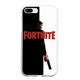 Чехол для iPhone 7Plus/8 Plus матовый с принтом The Reaper Half Black Fortnite в Рязани, Силикон | Область печати: задняя сторона чехла, без боковых панелей | 2019 | armor | armour | cybersport | esport | fortnite | game | llama | logo | броня | игра | киберспорт | лама | симулятор строительства | строительство | фортнайт | черный