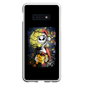 Чехол для Samsung S10E с принтом The Nightmare Before Christmas в Рязани, Силикон | Область печати: задняя сторона чехла, без боковых панелей | Тематика изображения на принте: before | burton | christmas | halloween | jack | nightmare | skellington | tim | xmas | бёртон | джек | перед | рождество | рождеством | скеллингтон | тим | хеллоуин | хэллоуин