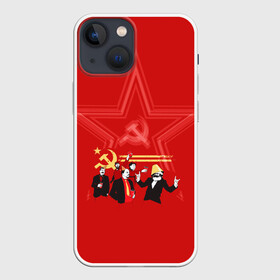 Чехол для iPhone 13 mini с принтом Communism Party в Рязани,  |  | звезда | китай | коммунизм | комунизм | ленин | мао дзедун | мао цзедун | мао цзэдун | маркс | прикол | серп и молот | советский союз | ссср | сталин | че гевара | че геваро | чегевара | энгельс