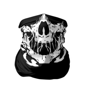 Бандана-труба 3D с принтом ДЫМЯЩИЙ ЧЕРЕП в Рязани, 100% полиэстер, ткань с особыми свойствами — Activecool | плотность 150‒180 г/м2; хорошо тянется, но сохраняет форму | bandana | bones | face | mask | smoke | бандана | кости | лицо | маска | смоук | череп