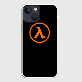 Чехол для iPhone 13 mini с принтом HALF LIFE в Рязани,  |  | aperture laboratorie | black mesa | gordon freeman | half life | half life 3 | logo | valve | вэлв | гордон фриман | игра | лого | монтировка | фантастика | халф лайф