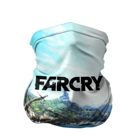 Бандана-труба 3D с принтом FARCRY в Рязани, 100% полиэстер, ткань с особыми свойствами — Activecool | плотность 150‒180 г/м2; хорошо тянется, но сохраняет форму | far cry | far cry 5 | far cry new dawn | farcry | fc 5 | fc5 | game | new dawn | игры | постапокалипсис | фар край | фар край 5