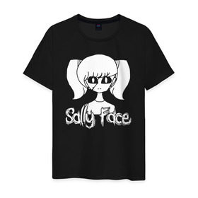 Мужская футболка хлопок с принтом Sally Face в Рязани, 100% хлопок | прямой крой, круглый вырез горловины, длина до линии бедер, слегка спущенное плечо. | sally face | гизмо | девид | девочка | игра | лари | ларри | мальчик | маска | мрачная | на лице | пых | с протезом | сал | сали | салли | салли фейс | фейс | фэйс | эддисон | эшли