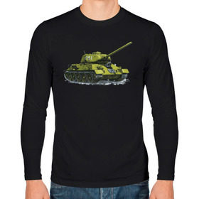 Мужской лонгслив хлопок с принтом Зимний Танк в Рязани, 100% хлопок |  | war | бмп | броня | военный | война | зеленый | оборона | онлайн | оружие | снежный | танк | танки | танки онлайн | танчики