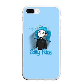 Чехол для iPhone 7Plus/8 Plus матовый с принтом Sally Face в Рязани, Силикон | Область печати: задняя сторона чехла, без боковых панелей | sally face | гизмо | девид | девочка | игра | лари | ларри | мальчик | маска | мрачная | на лице | пых | с протезом | сал | сали | салли | салли фейс | фейс | фэйс | эддисон | эшли