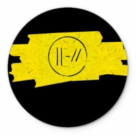 Коврик круглый с принтом TWENTY ONE PILOTS - Trench в Рязани, резина и полиэстер | круглая форма, изображение наносится на всю лицевую часть | band | best | blurry | face | indie | logo | music | one | pilots | pop | regional | rock | symbol | top | trench | twenty | vessel | группа | инди | лого | логотип | музыка | пилоты | поп | рок | символ | топ | тренч