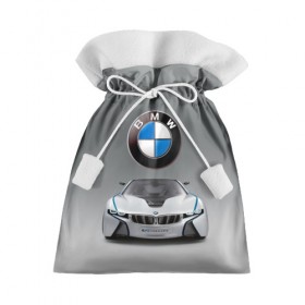 Подарочный 3D мешок с принтом BMW Vision в Рязани, 100% полиэстер | Размер: 29*39 см | Тематика изображения на принте: bmw | car | germany | motorsport | sports car | автомобиль | автоспорт | бмв | германия | спорткар