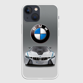 Чехол для iPhone 13 mini с принтом BMW Vision в Рязани,  |  | bmw | car | germany | motorsport | sports car | автомобиль | автоспорт | бмв | германия | спорткар