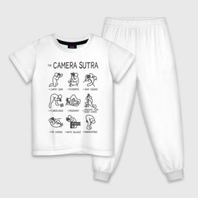 Детская пижама хлопок с принтом The camera sutra в Рязани, 100% хлопок |  брюки и футболка прямого кроя, без карманов, на брюках мягкая резинка на поясе и по низу штанин
 | kamasutra | выдержка | позы | фотка | фото | фотоаппарат | фотограф | фотография | фотосессия | штатив | экспозиция