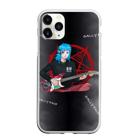 Чехол для iPhone 11 Pro матовый с принтом Sally Face with a Guitar в Рязани, Силикон |  | fisher | larry johnson | mask | sally  face | sally fisher | sallyface | демоны | духи | маска | пентаграмма | призраки | рок | салли | салли фейс | салли фишер | фейс | шепот