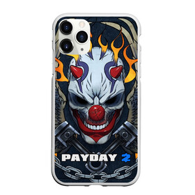 Чехол для iPhone 11 Pro Max матовый с принтом Payday 2 в Рязани, Силикон |  | chains day | game | gun | mask | payday | payday 2 | payday2 | грабители | зло | игра | клоун | маска | ограбление | оружие | пистолет