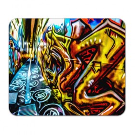 Коврик прямоугольный с принтом Твой уличный стиль! в Рязани, натуральный каучук | размер 230 х 185 мм; запечатка лицевой стороны | Тематика изображения на принте: graffity | paint | street art | urban | город | граффити | искусство | кирпичи | краски | рисунки | стена | улицы | уличное искусство