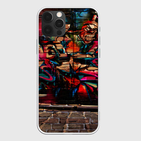 Чехол для iPhone 12 Pro Max с принтом disquared urban graffity в Рязани, Силикон |  | grafity | paint | street art | urban | город | граффити | искусство | кирпичи | краски | рисунки | стена | улицы | уличное искусство