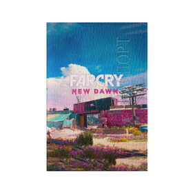 Обложка для паспорта матовая кожа с принтом Far Cry New Dawn в Рязани, натуральная матовая кожа | размер 19,3 х 13,7 см; прозрачные пластиковые крепления | 