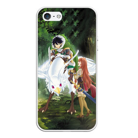 Чехол для iPhone 5/5S матовый с принтом The Rising of the Shield Hero в Рязани, Силикон | Область печати: задняя сторона чехла, без боковых панелей | Тематика изображения на принте: anime | manga | tate no yuusha no nariagari | the rising of the shield hero | аниме | восхождение героя щита | манга | наофуми иватани | рафталия | фиро