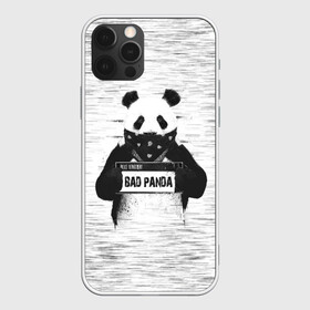 Чехол для iPhone 12 Pro Max с принтом BAD PANDA в Рязани, Силикон |  | Тематика изображения на принте: bad | bear | panda | медведь | панда