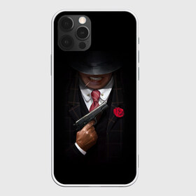 Чехол для iPhone 12 Pro Max с принтом Mafia в Рязани, Силикон |  | gangster | gun | gungster | illustration | mafia | арт | галстук | гангстер | гвоздика | зубы | костюм | крестный отец | мафия | минимализм | оружие | пистолет | пуля | темный | черный | шляпа